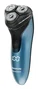 Taurus 3 Side Water Shave Afeitadora de Rotación para Hombres con 3 Cabezales en Negro y Azul
