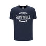 Camiseta de Manga Corta Hombre Russell Athletic A30081-OB-155 Azul oscuro (S)