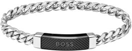 Hugo Boss Pulsera 1580260 de Acero Inoxidable Gris