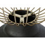 DKD Home Decor Mesita Auxiliar Abeto y Metal Negro