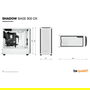 be quiet! SHADOW BASE 800DX White Midi Tower PC Blanco Acero Vidrio Templado ABS ATX EATX micro ATX Mini-ITX
