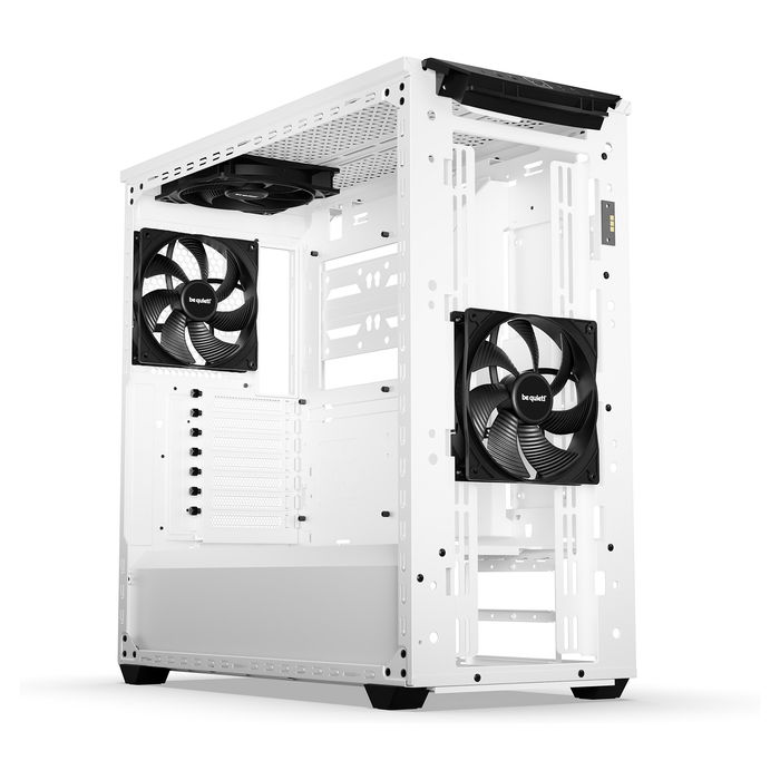 be quiet! SHADOW BASE 800DX White Midi Tower PC Blanco Acero Vidrio Templado ABS ATX EATX micro ATX Mini-ITX