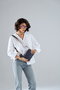 Vince Camuto Bolso Cruzado Vicenza - Navy Blue de Piel de Polivinilo para Mujer