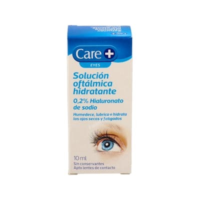 CARE+ Solución Oftálmica con Hialuronato de Sodio 0,2% 10 ml CARE+ Solución Oftálmica con Hialuronato de Sodio 0,2% 10 ml