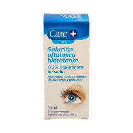 CARE+ Solución Oftálmica con Hialuronato de Sodio 0,2% 10 ml
