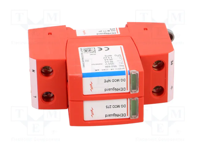 Dehn + Soehne DEHNguard M DG M TT 2P 275 Protector de sobretensiones 952110 Dehn + Soehne DEHNguard M DG M TT 2P 275 Protector de sobretensiones 952110