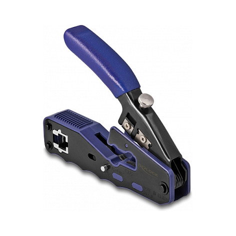 DeLOCK 90577 Tenaza engarzadora para conectores 8P/RJ45 con cortador y pelador