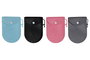 DKD Home Decor Funda Mascarilla Rosa Palo Azul Celeste Gris Claro Negro Silicona 1 x 15.5 x 11 cm (12 Unidades)