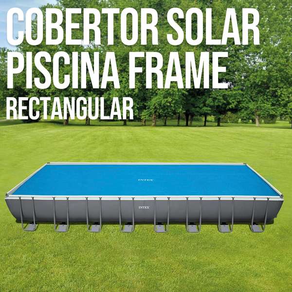 Intex Cobertor Solar Piscina Frame Rectangular 975x488 cm PVC