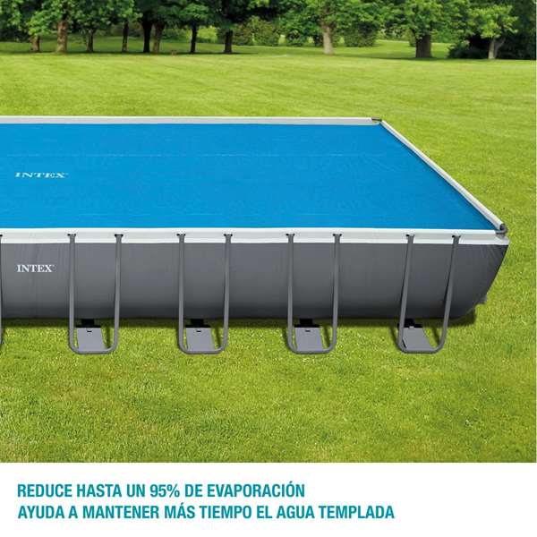 Intex Cobertor Solar Piscina Frame Rectangular 975x488 cm PVC