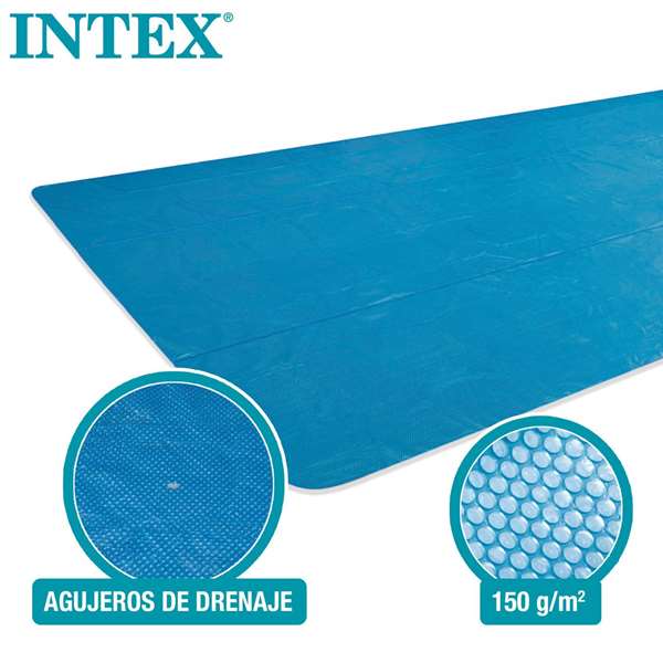 Intex Cobertor Solar Piscina Frame Rectangular 975x488 cm PVC