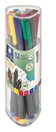 Rotulador Fibra Staedtler  334 Triplus Fineliner Bote De 12