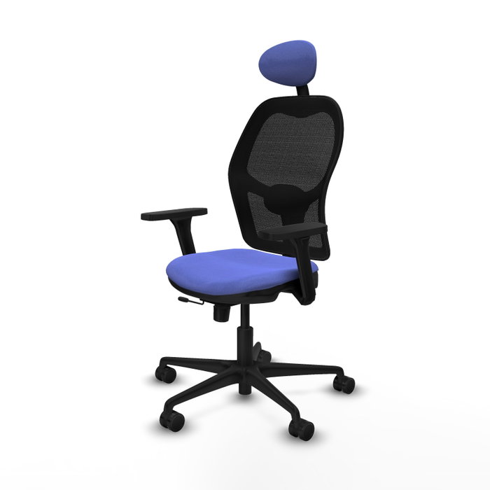 PIQUERAS Y CRESPO Silla de oficina Jorquera con Mecanismo Sincro/Traslack Azul y Negro PIQUERAS Y CRESPO Silla de oficina Jorquera con Mecanismo Sincro/Traslack Azul y Negro