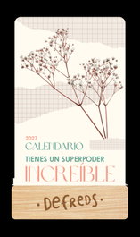 TANTANFAN Calendario mesa de tarjetas 2027 - Defreds