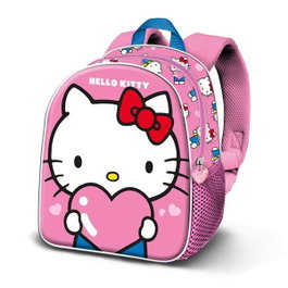 Karactermania Hello Kitty Mochila 3D Elite Heart 30x25x10cm Rosa Preescolar desde 3 años