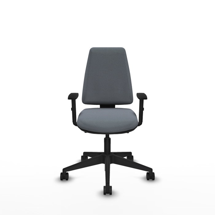 PIQUERAS Y CRESPO Silla de oficina Elche con mecanismo Asincro, Gris PIQUERAS Y CRESPO Silla de oficina Elche con mecanismo Asincro, Gris