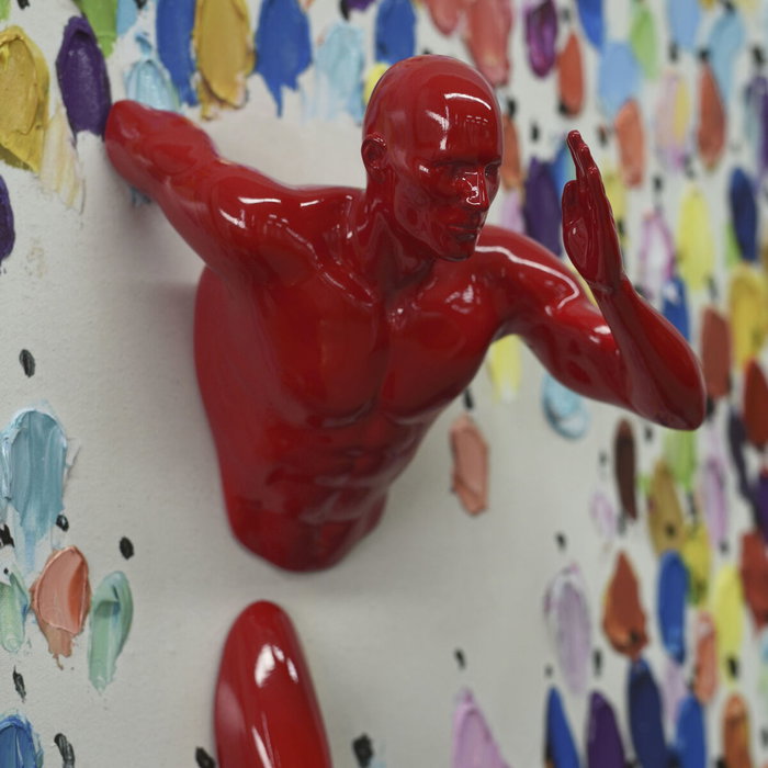 DKD Home Decor Cuadro Lienzo Resina Hombre Surtido de 2 Piezas 80x80 cm DKD Home Decor Cuadro Lienzo Resina Hombre Surtido de 2 Piezas 80x80 cm