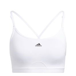Sujetador Deportivo Adidas Aeroreact Ls P Blanco