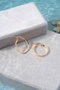 Heliophilia Silver Pendientes NRZ1000225 de Plata de Ley con Recubrimiento de Oro
