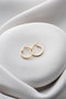 Heliophilia Silver Pendientes NRZ1000225 de Plata de Ley con Recubrimiento de Oro