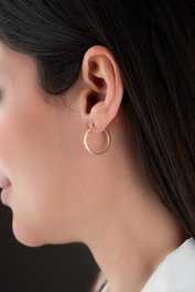 Heliophilia Silver Pendientes NRZ1000225 de Plata de Ley con Recubrimiento de Oro