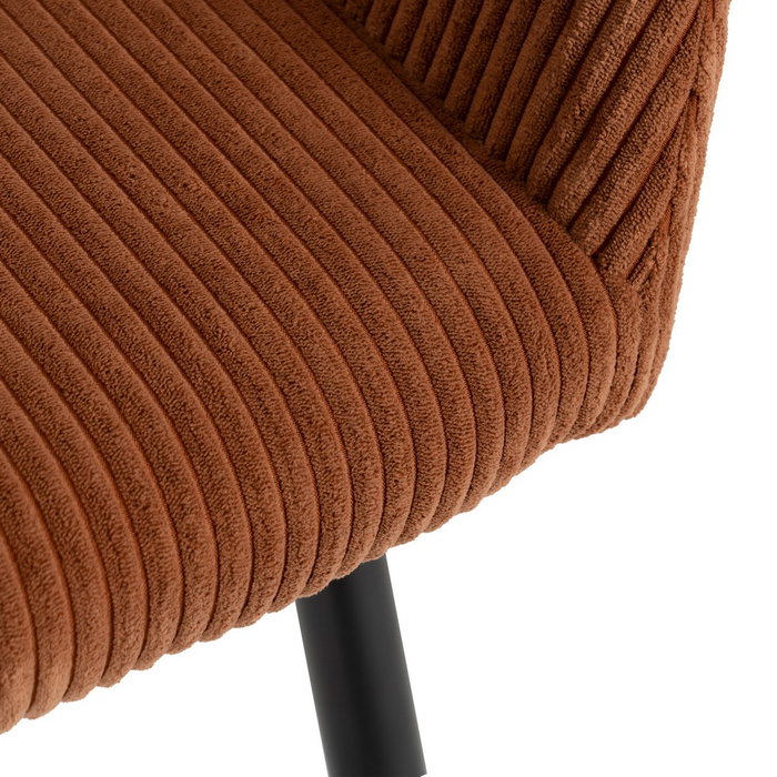 Silla Terracota Tejido-Metal Contract 57 X 43 X 83 cm (Set de 2) Silla Terracota Tejido-Metal Contract 57 X 43 X 83 cm (Set de 2)