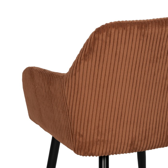 Silla Terracota Tejido-Metal Contract 57 X 43 X 83 cm (Set de 2) Silla Terracota Tejido-Metal Contract 57 X 43 X 83 cm (Set de 2)