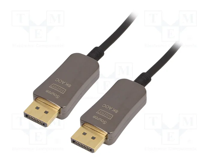 Digitus Cable DisplayPort AOC Híbrido de Fibra Óptica UHD 8K, 15m, Negro Digitus Cable DisplayPort AOC Híbrido de Fibra Óptica UHD 8K, 15m, Negro