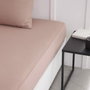 Today Bajera ajustable 90 x 190 cm - 1 persona - 100% algodón - rosa de arena