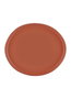 Hermia CTT0009 Plato de Servicio de Porcelana, Terracota, 23 x 27 x 2 cm, Apto para lavavajillas