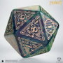 Q Workshop El Hobbit Spindown Jumbo Dado Tideborn TCG D20