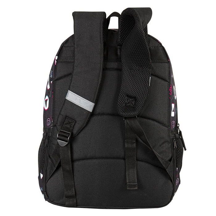 PERONA Mochila Tik Tok 42cm con Compartimento Principal con Cremallera y Tirantes Acolchados