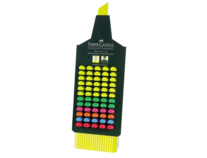 Marcador Fluor Faber-Castell Textliner 48 Expositor De 60