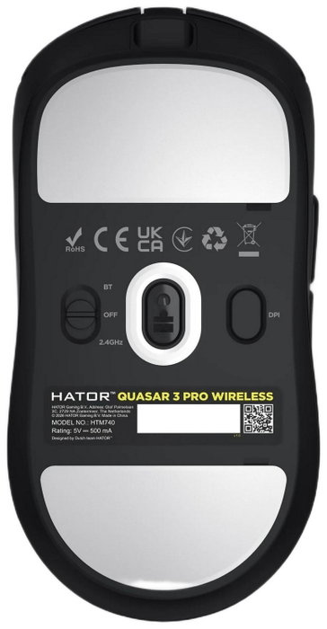 Hator Quasar 3 Pro Wireless Negro