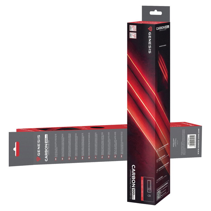 Genesis Carbon 500 Maxi Flash G2 Negro, Rojo Genesis Carbon 500 Maxi Flash G2 Negro, Rojo