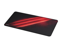 GENESIS Alfombrilla Gaming Carbon 500 Maxi Flash G2 - Superficie Speed - 900x450mm - Perfil Bajo Antideslizante - Resistente al Agua - Negro/Rojo - NPG-2044