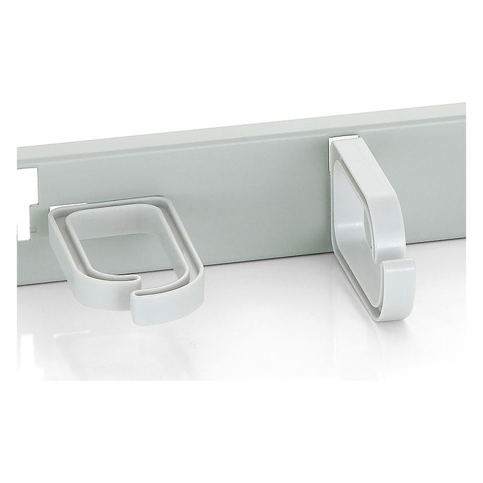 EQUIP 327312 Panel de Gestión de Cables 19" 1U Gris RAL 7035 de Plástico y Acero para Rack de Servidor