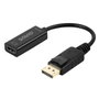 SAVIO Adaptador DisplayPort a HDMI AK-62 Negro 0,2m