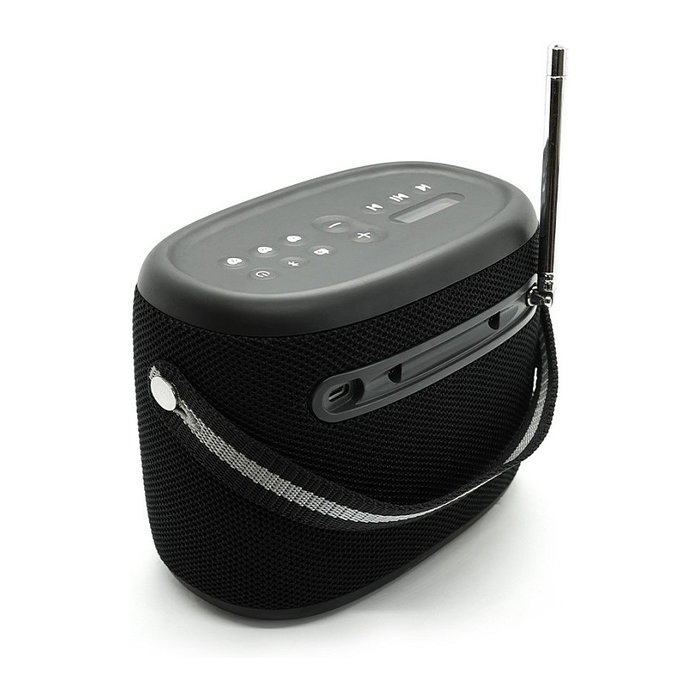 PURE Pure Woodland Altavoz para exteriores resistente al agua con FM/DAB+, negro PURE Pure Woodland Altavoz para exteriores resistente al agua con FM/DAB+, negro