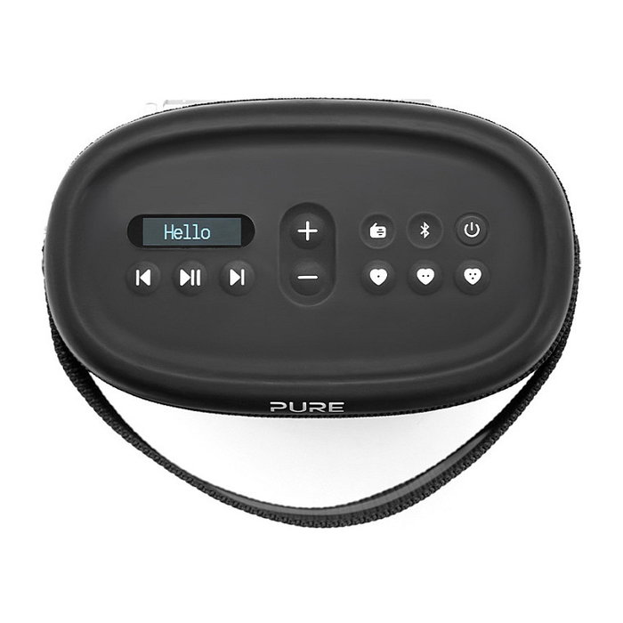 PURE Pure Woodland Altavoz para exteriores resistente al agua con FM/DAB+, negro PURE Pure Woodland Altavoz para exteriores resistente al agua con FM/DAB+, negro