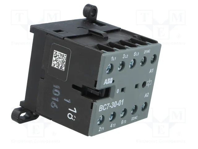 ABB BC7 Contactor 3-polar 24VDC 12A ABB BC7 Contactor 3-polar 24VDC 12A