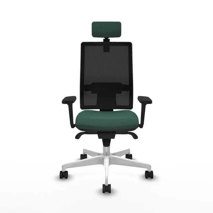 PIQUERAS Y CRESPO Silla de oficina Horna con Mecanismo Sincro, Verde botella y Negro PIQUERAS Y CRESPO Silla de oficina Horna con Mecanismo Sincro, Verde botella y Negro