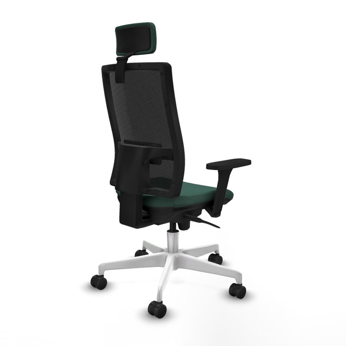 PIQUERAS Y CRESPO Silla de oficina Horna con Mecanismo Sincro, Verde botella y Negro PIQUERAS Y CRESPO Silla de oficina Horna con Mecanismo Sincro, Verde botella y Negro