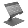 Targus HyperSpace Flex Laptop Stand, Soporte para portátil de aluminio, Gris, Plegable y ajustable, 40.6 cm (16 pulgadas)
