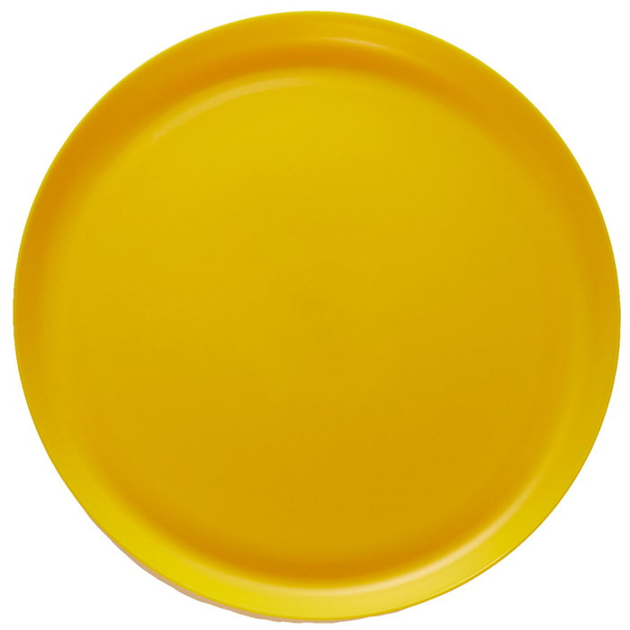 Home Deco Factory Plato Diámetro 25 cm Polipropileno Colección Bain De Soleil - Colores surtidos (Verde, Beige, Amarillo)