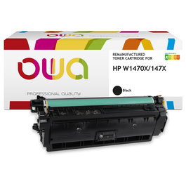 Armor OWA Toner K18899OW Negro Compatible HP 147X / W1470X Alto Rendimiento 25200 páginas para LaserJet Enterprise M610, M611, M634, M635, M636