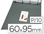 Q-connect Funda Autoadhesiva para Tarjetas de Visita 60x95mm Pack 10 Unidades