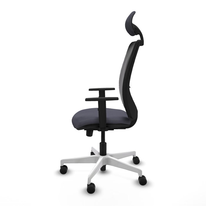 PIQUERAS Y CRESPO Silla de oficina Zulema Gris oscuro y Negro PIQUERAS Y CRESPO Silla de oficina Zulema Gris oscuro y Negro