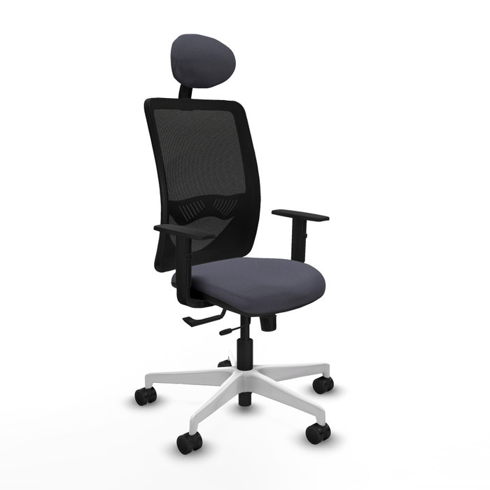 PIQUERAS Y CRESPO Silla de oficina Zulema Gris oscuro y Negro PIQUERAS Y CRESPO Silla de oficina Zulema Gris oscuro y Negro