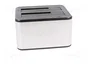 QOLTEC Estación de acoplamiento USB 3.0 Plata